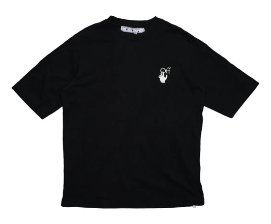 Off-White Cut Here Arrow Black T-Shirt