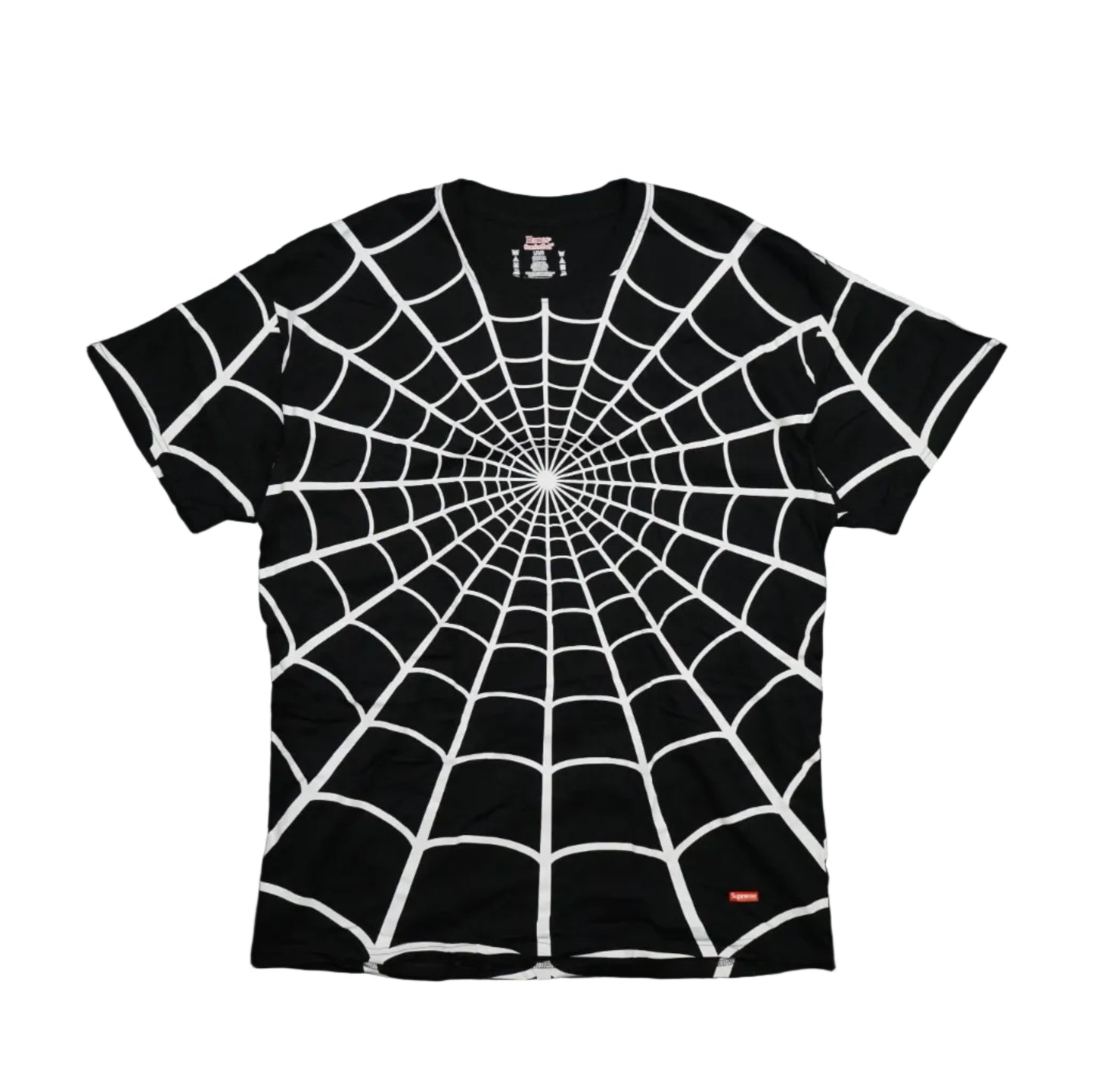 Supreme Hanes Spider-Man Tagless Black T-Shirt
