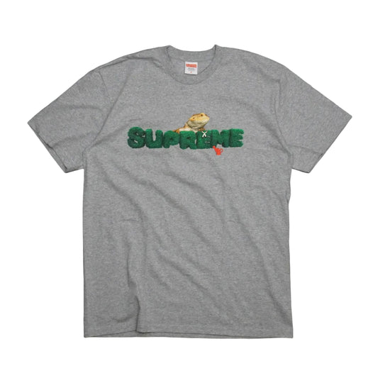 Supreme Lizard Heather Grey T-Shirt