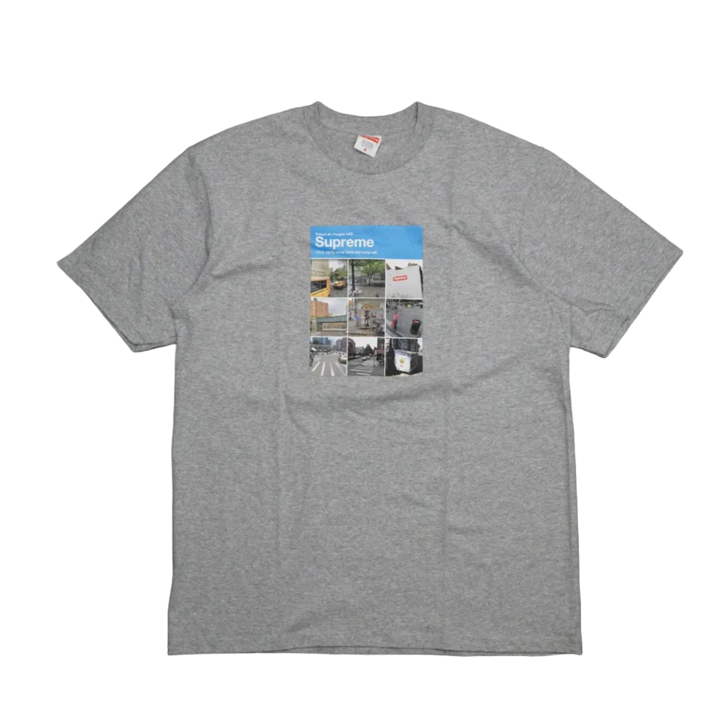 Supreme Verify Heather Grey T-Shirt