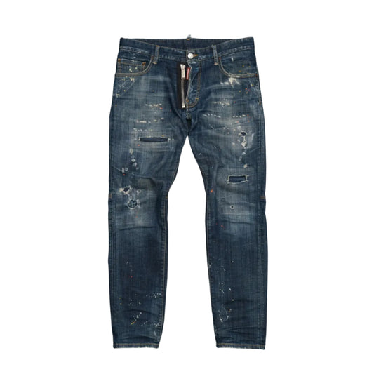 Dsquared2 City Biker Jean Big Zipper Jeans