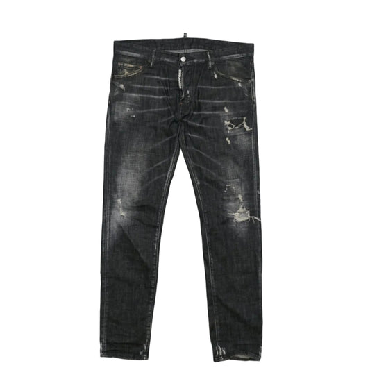 Dsquared2 Cool Guy Jean Dark Grey Ripped Jeans