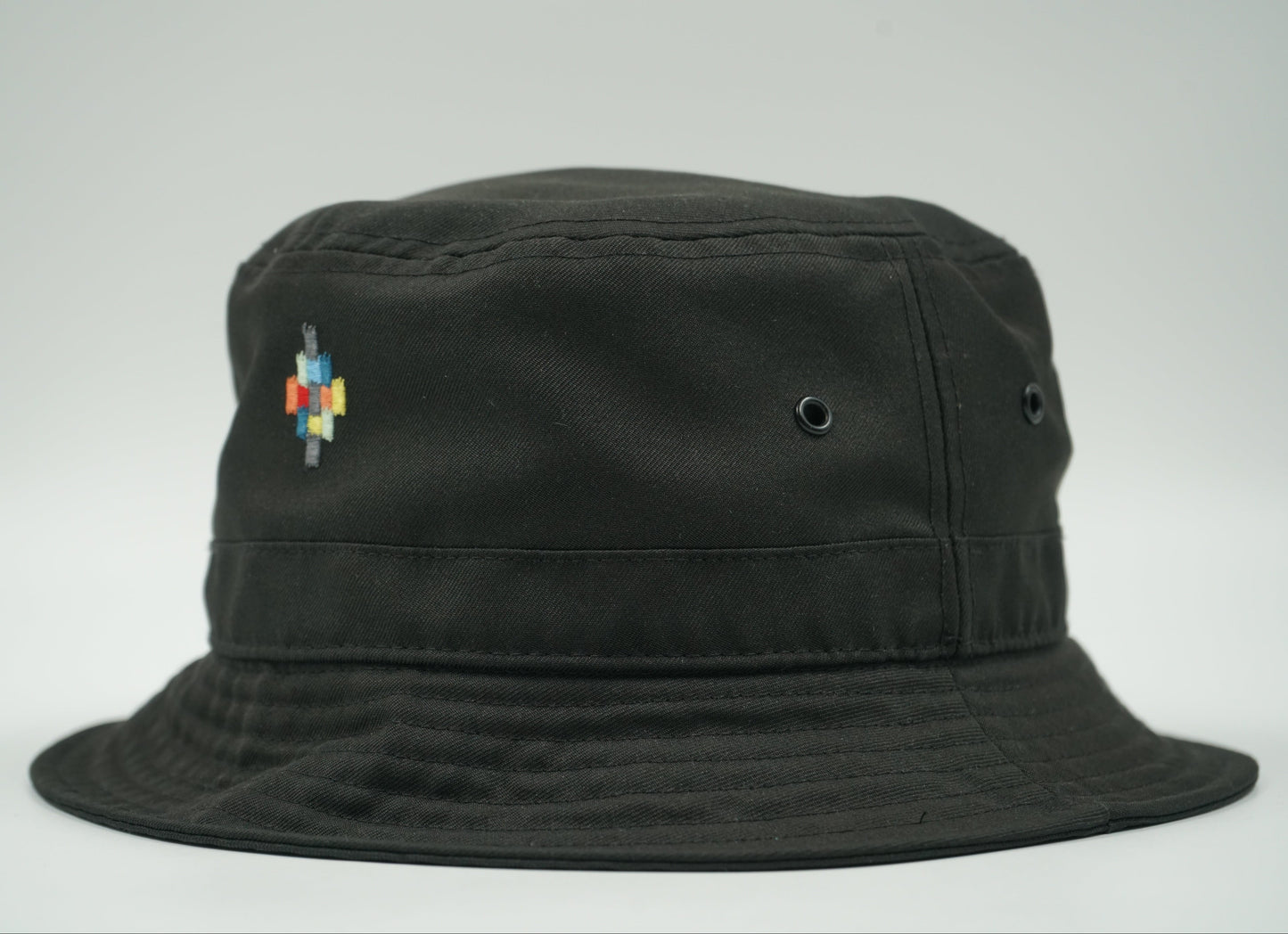 Marcelo Burlon Colorful Cross Black Bucket Hat