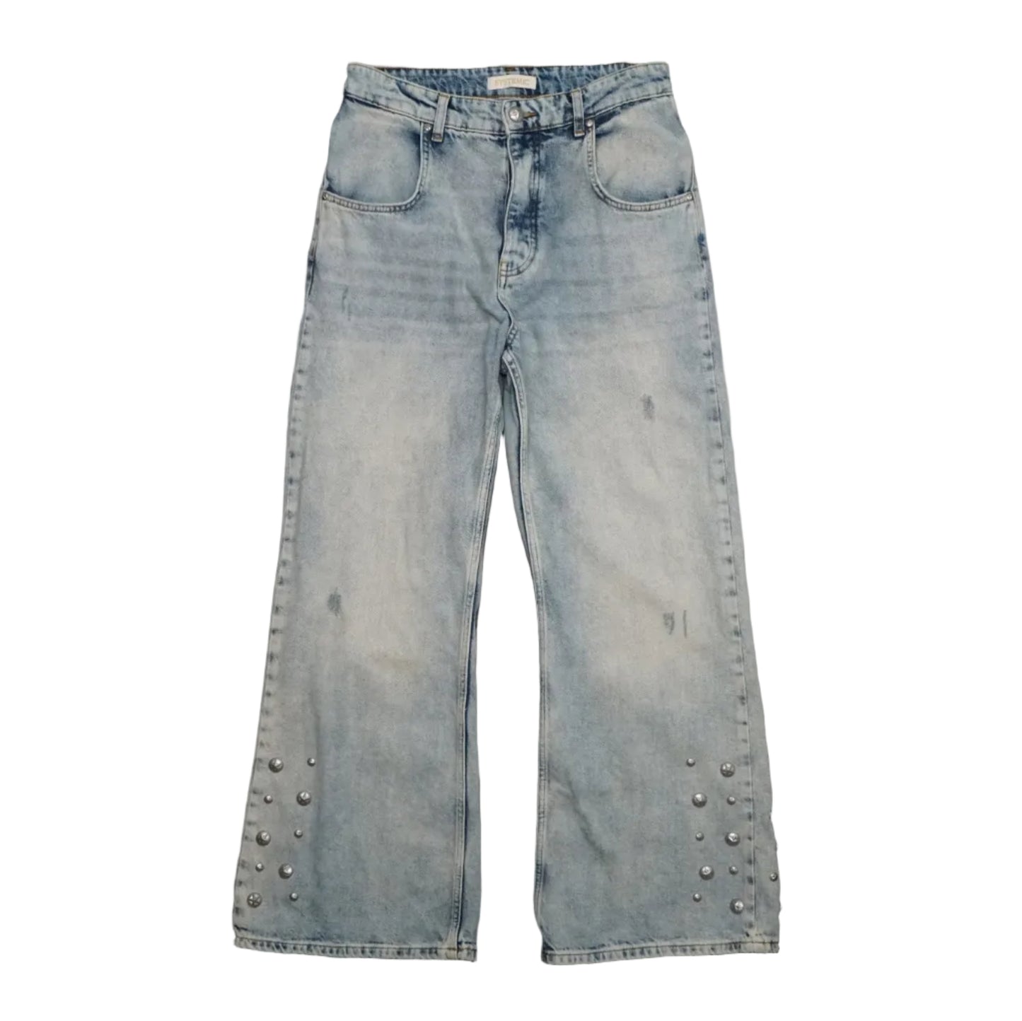 Systemic Light Washed Denim Jeans