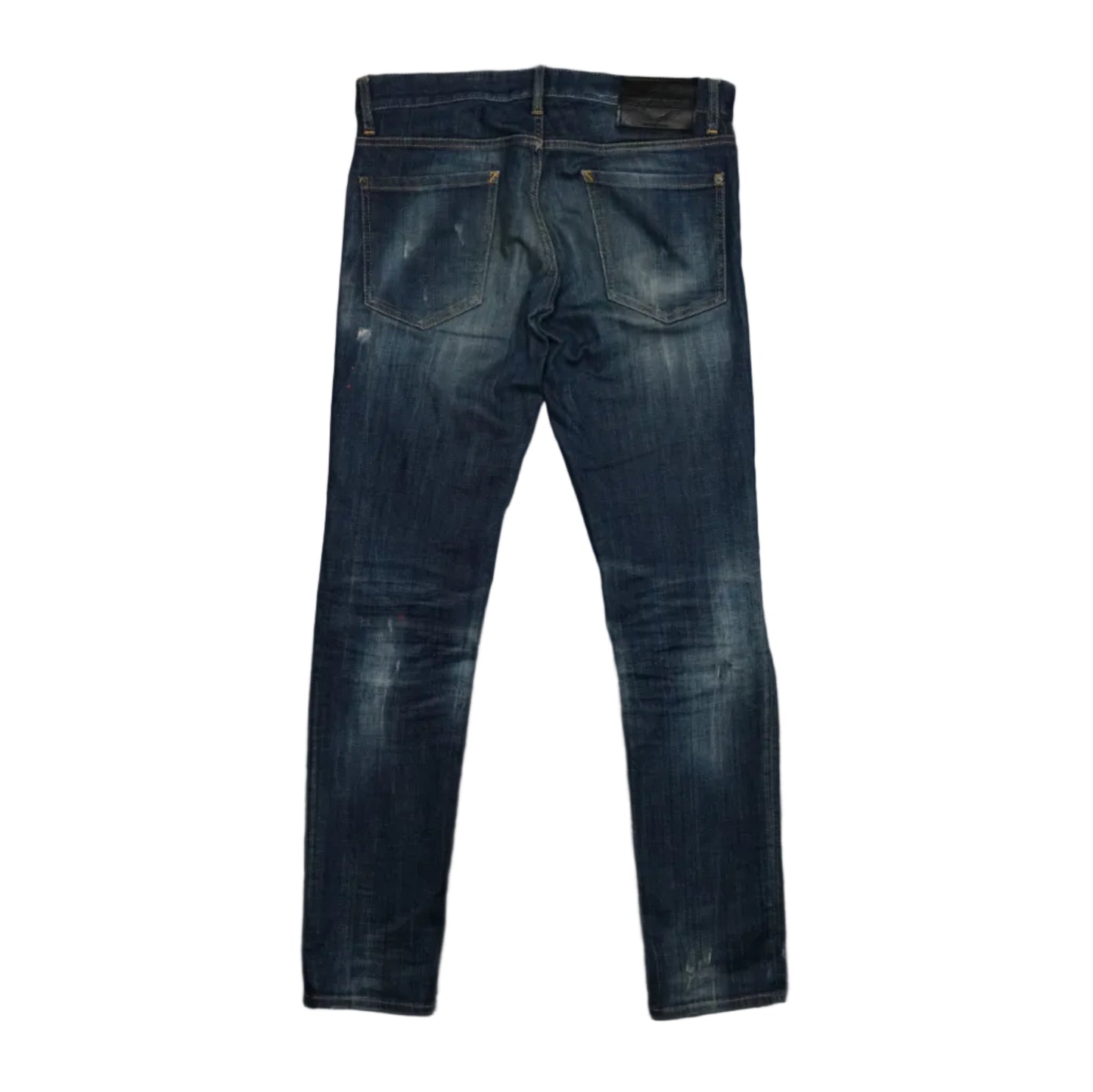 Dsquared2 Slim Jean Big Zipper Black Jeans