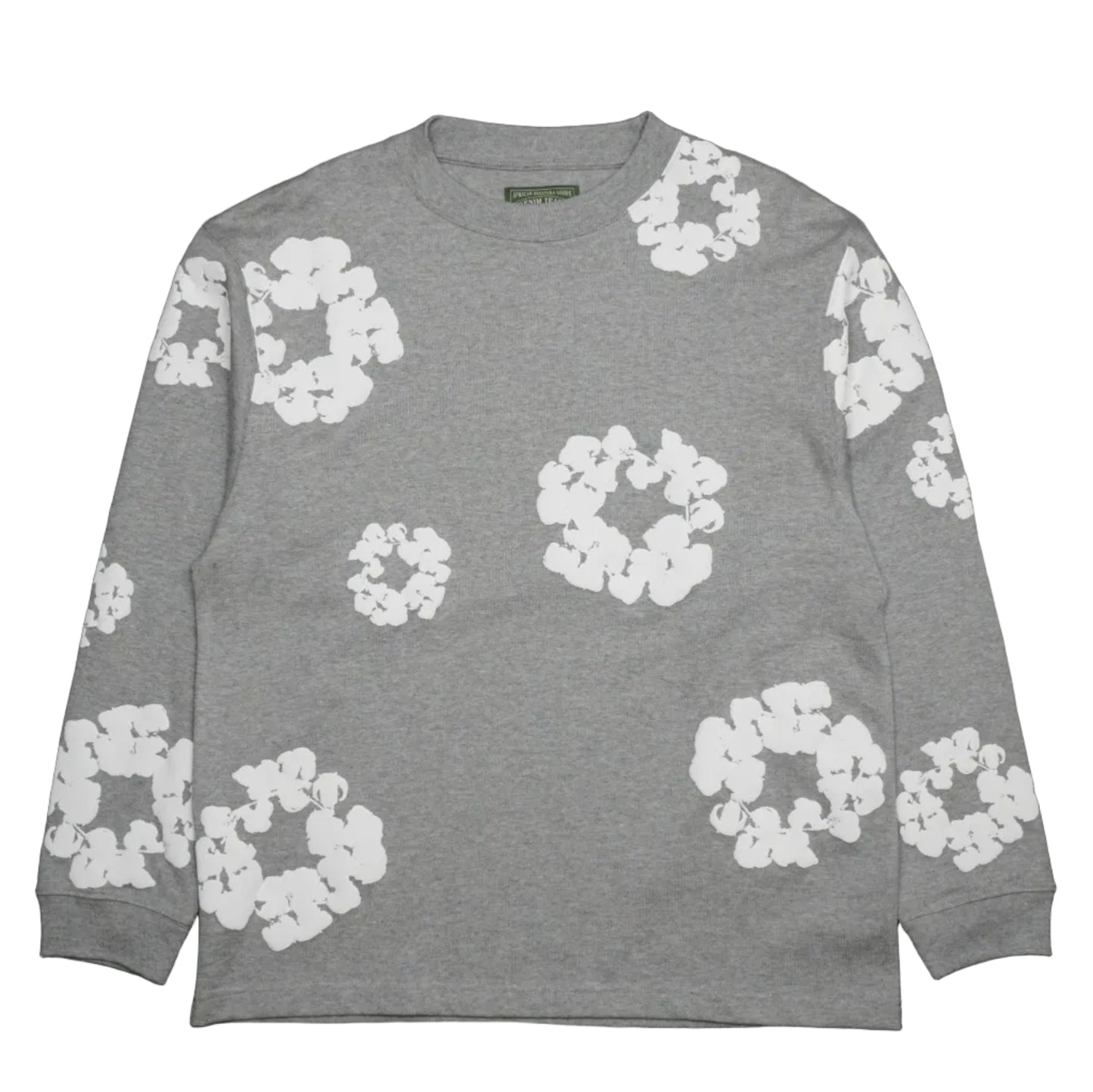 Denim Tears Cotton Wreath Grey Longsleeve