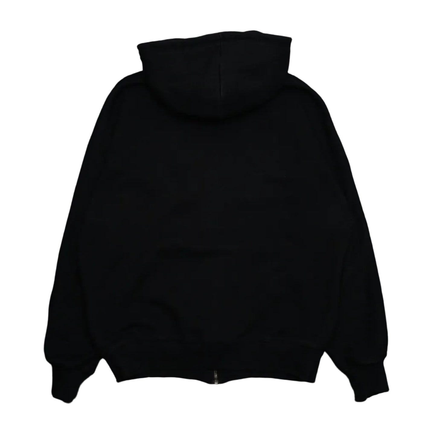 Trapstar Script Text Logo Black Zip Hoodie