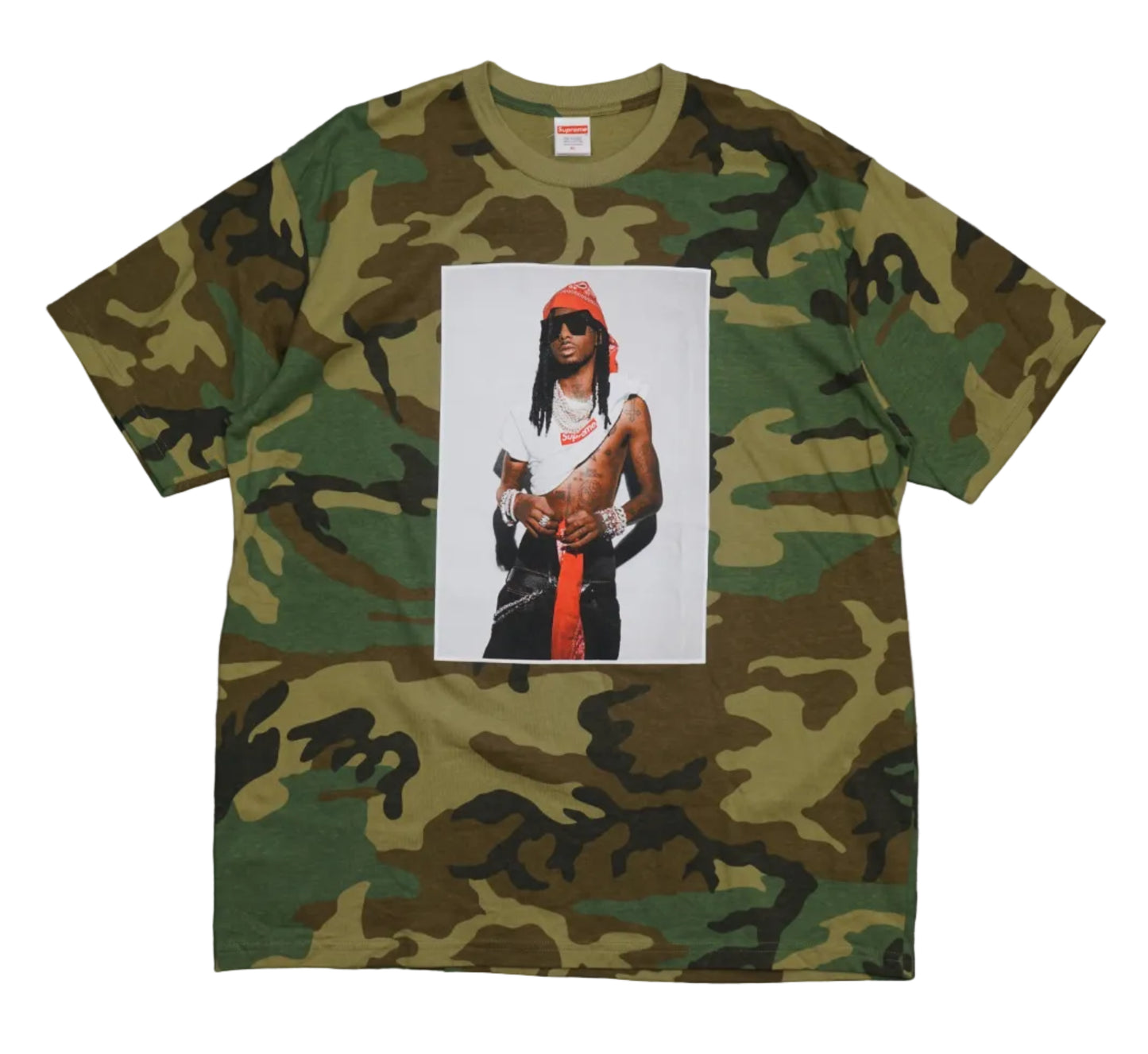 Supreme Playboi Carti Woodland Camo T-Shirt