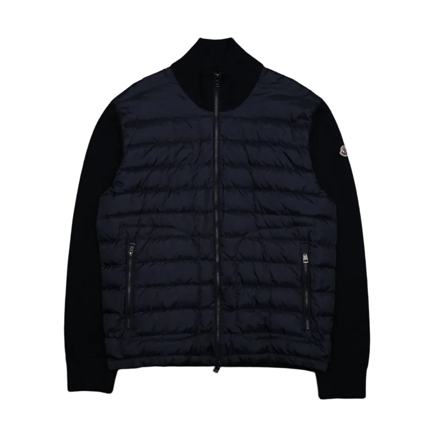 Moncler Navy Blue Tricot Cardigan