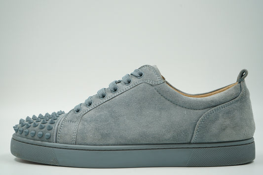 Christian Louboutin Grey Spikes Flat Sneakers