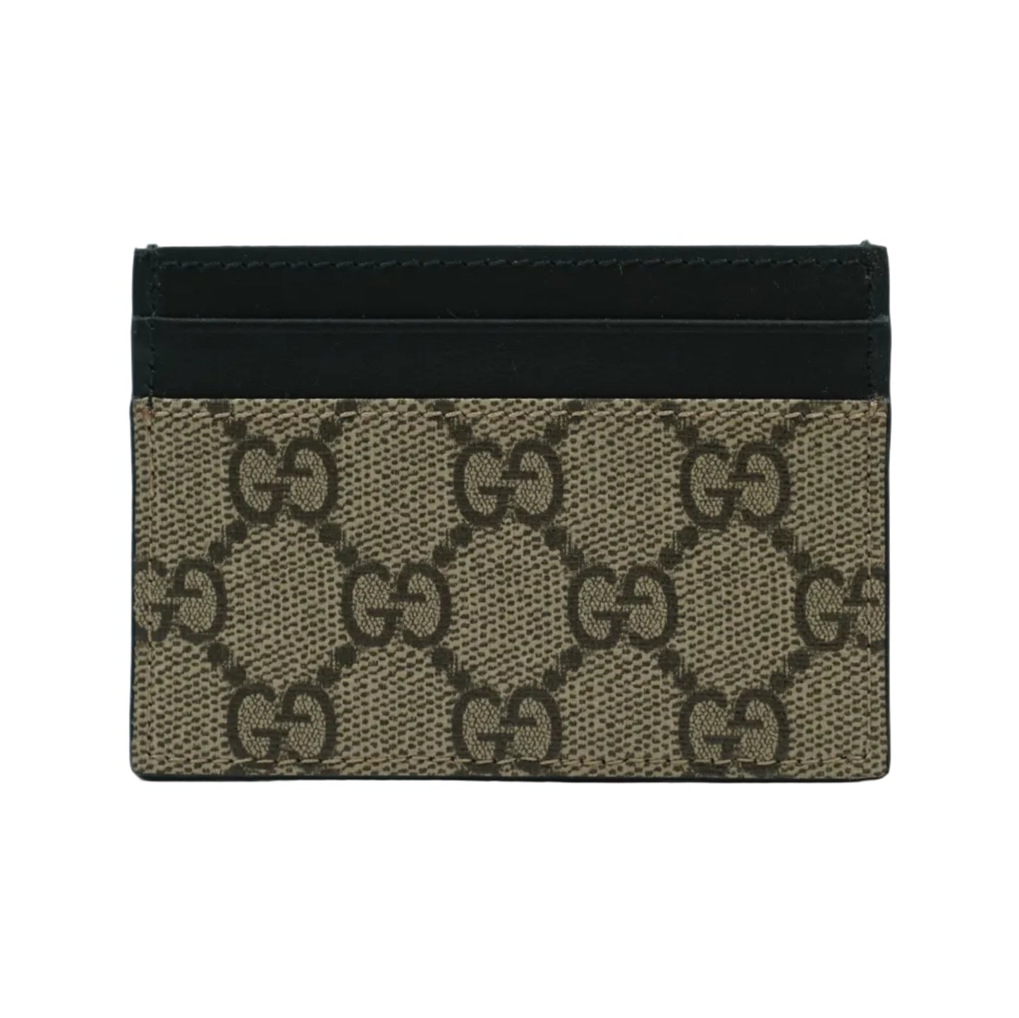 Gucci GG Monogram Logo Beige/Black Cardholder