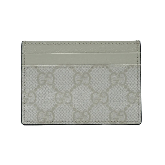 Gucci GG Monogram Logo White Cardholder
