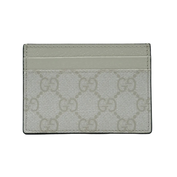 Gucci GG Monogram Logo White Cardholder