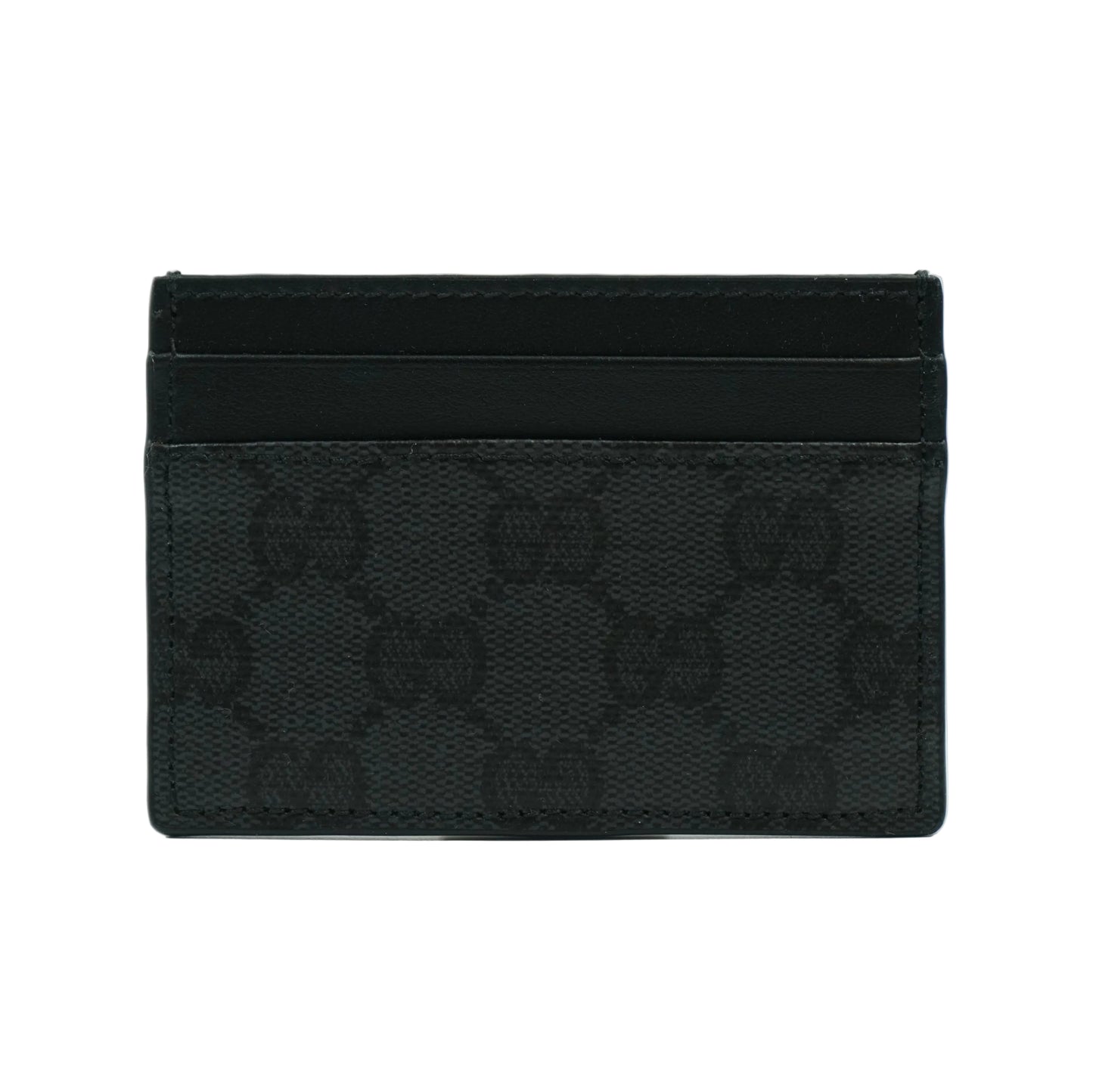 Gucci GG Monogram Logo Black/Black Cardholder