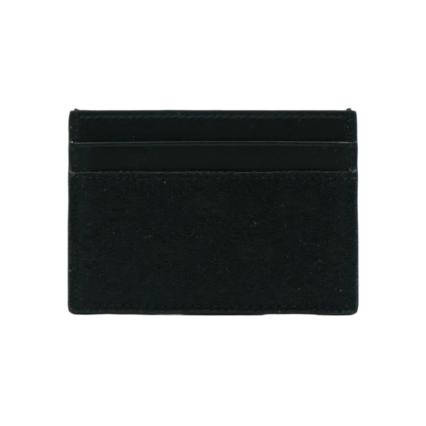 Gucci GG Monogram Logo Interlocking Black Cardholder