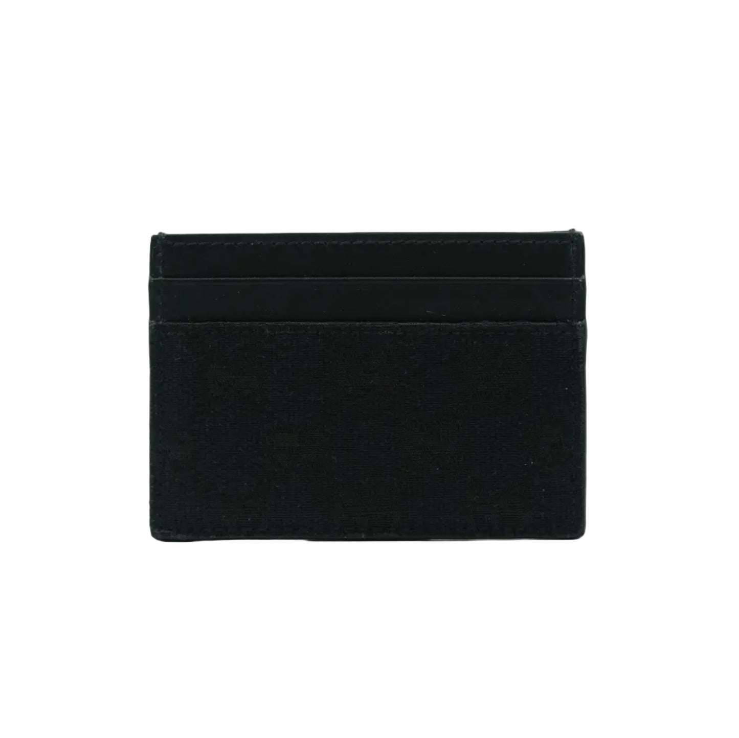 Gucci GG Monogram Logo Interlocking Black Cardholder