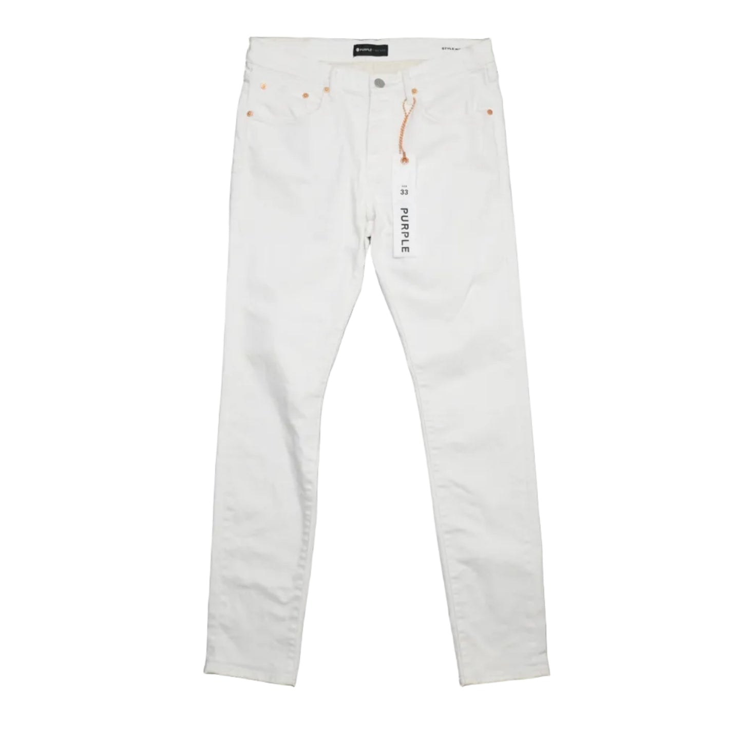 Purple Brand White Denim Jeans