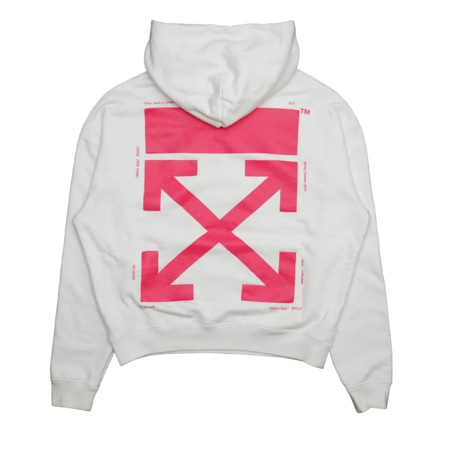 Off-White Bart-19 White Hoodie