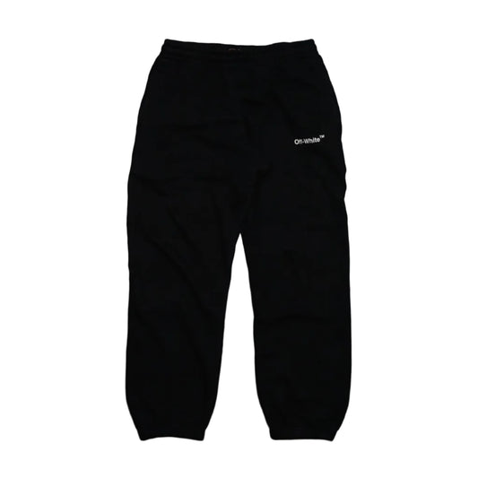 Off-White Caravaggio Arrow Logo Lute Slim Black Sweatpants