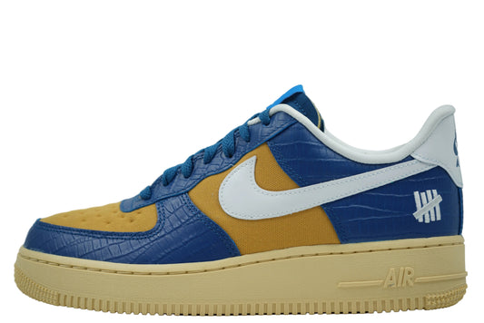Air Force 1 Low SP Undefeated 5 On It Blue Yellow Croc