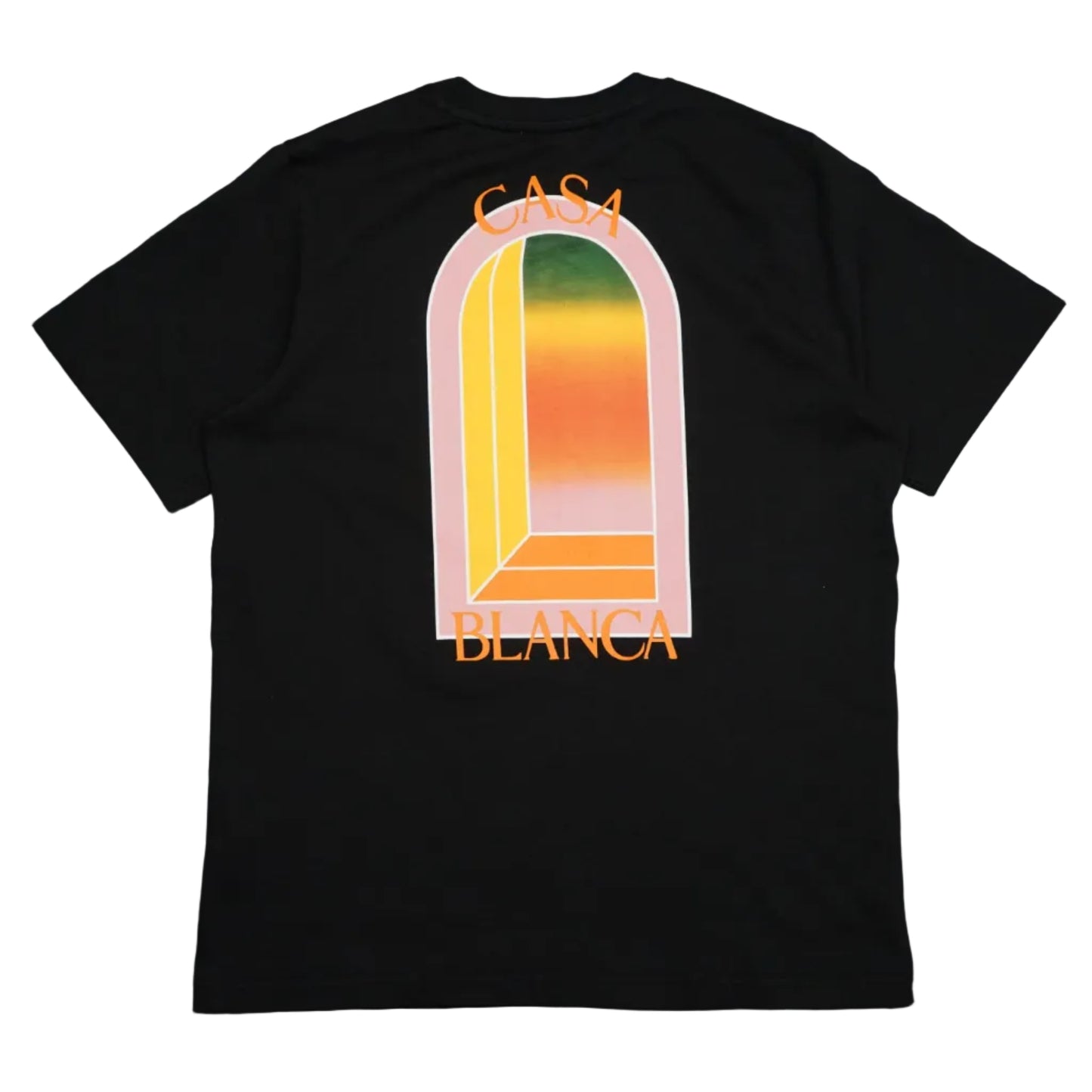 Casa Blanca Gradient Logo Black/Pink T-Shirt