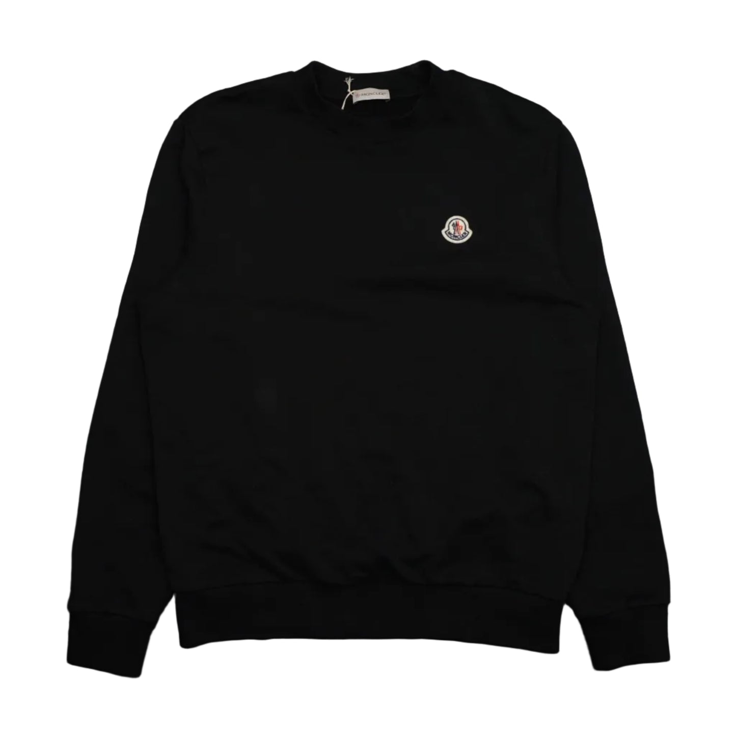 Moncler Chest Logo Black Crewneck