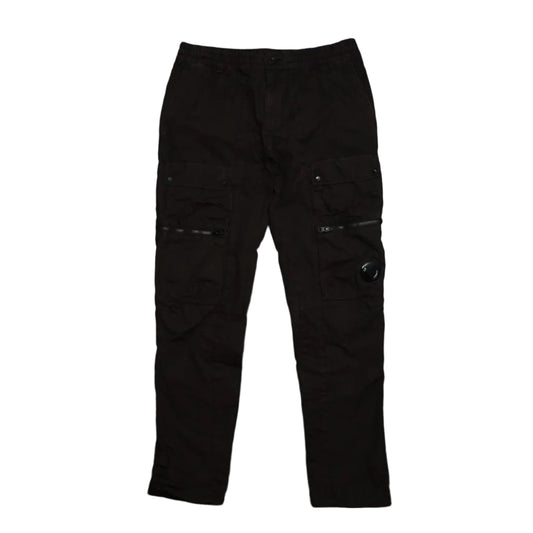 C.P Company Buckle Logo Knee Brown Cargopants