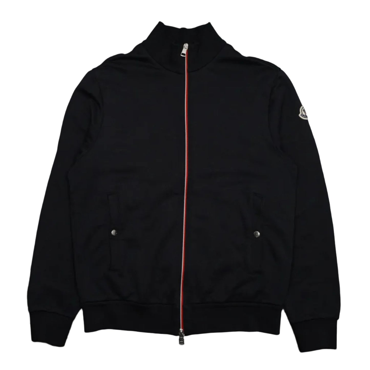 Moncler Maglia Apersta Con Zip Navy Blue Track Top