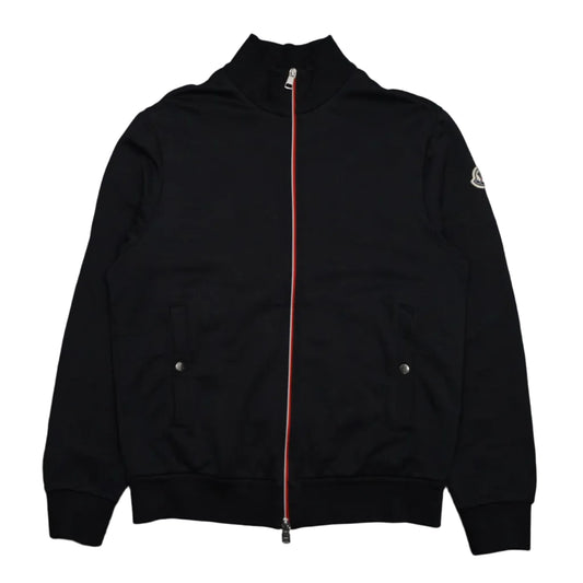 Moncler Maglia Apersta Con Zip Navy Blue Track Top
