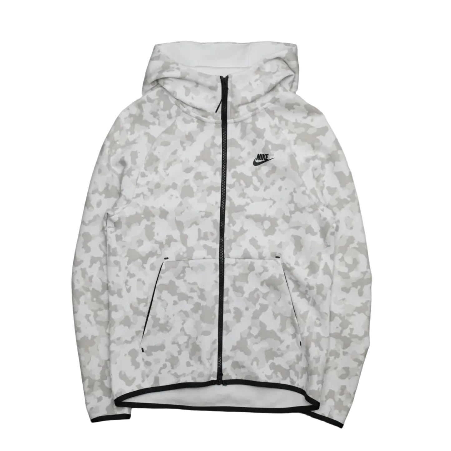 Nike Tech Fleece White/Beige Camo Track Top