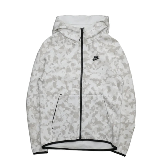 Nike Tech Fleece White/Beige Camo Track Top