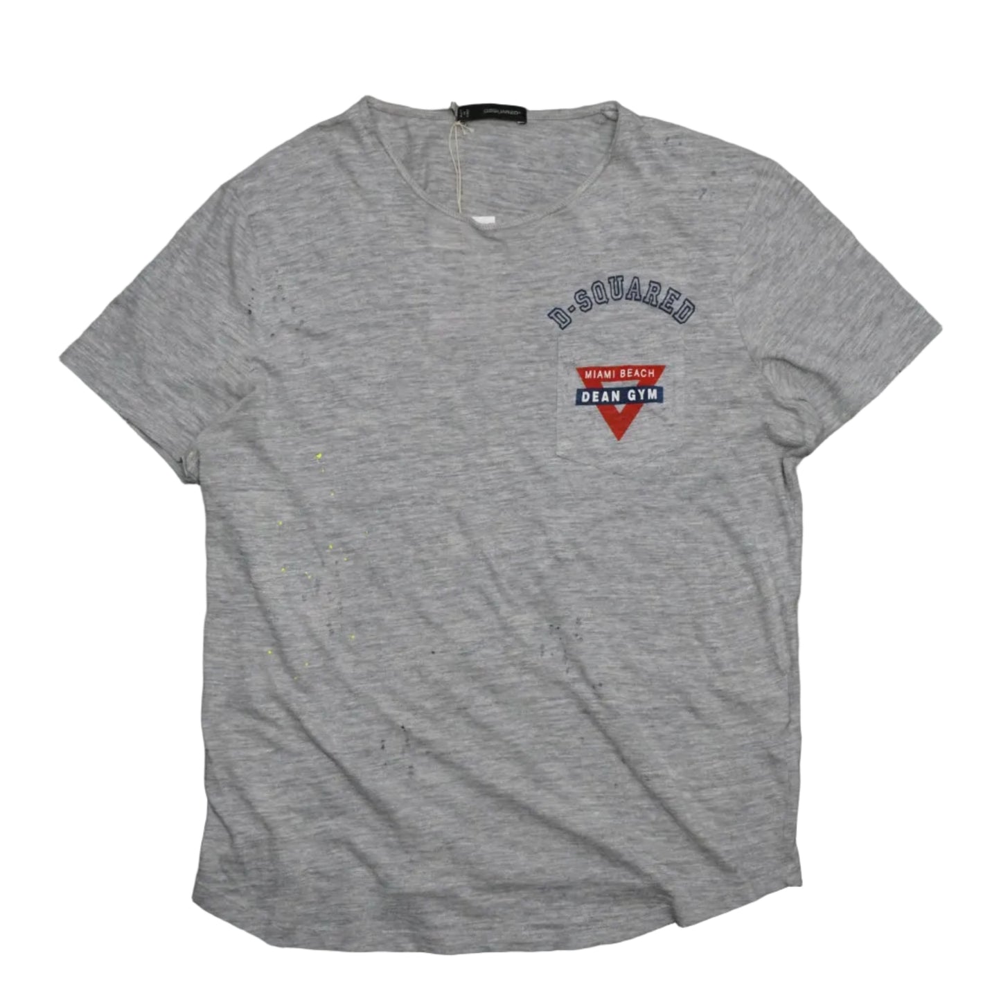 Dsquared2 Miami Beach Grey Pocket T-Shirt