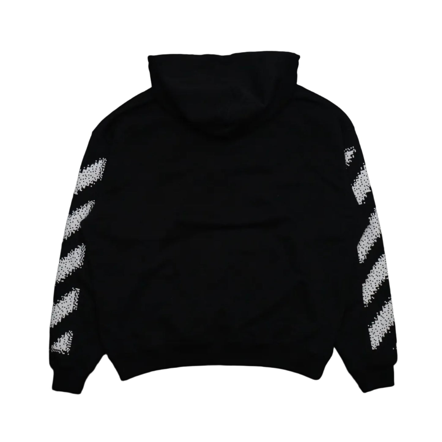 Off-White Pixel Diag Black/White Skate Hoodie