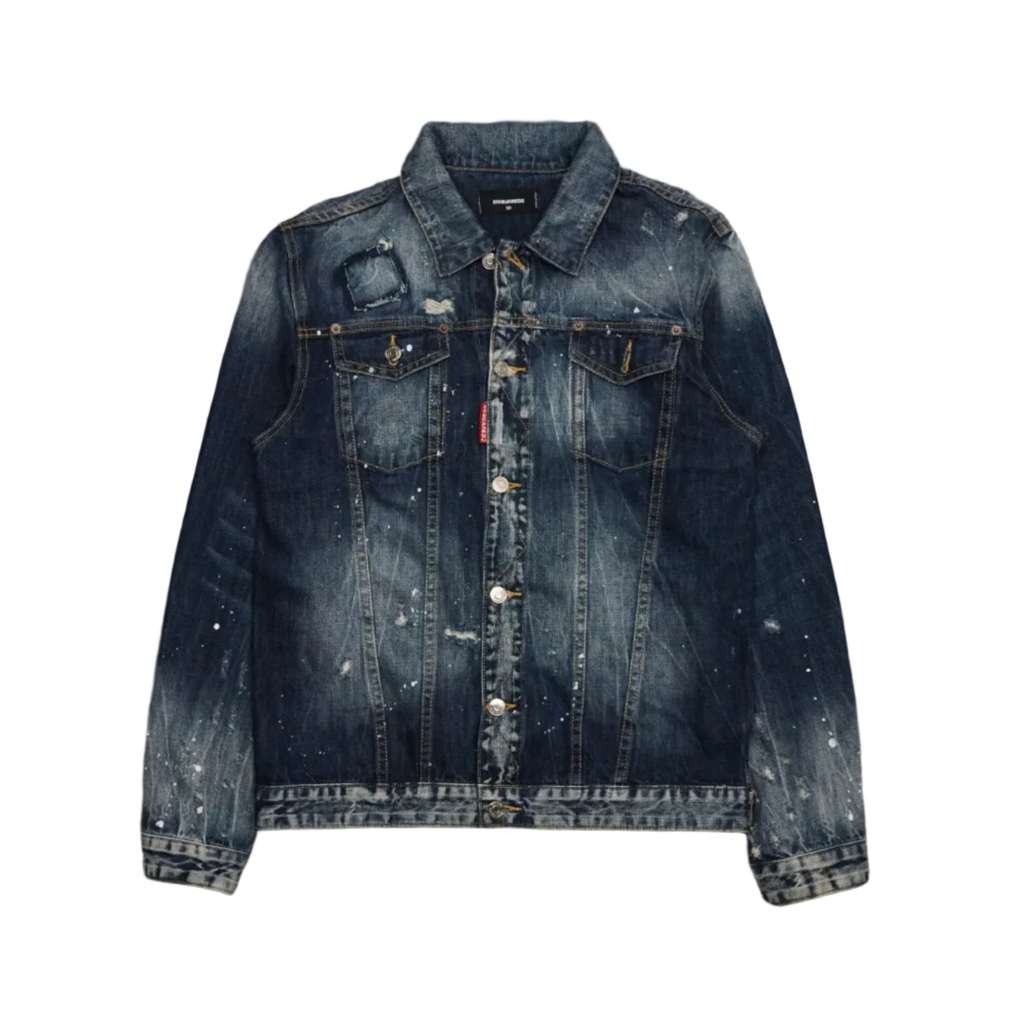 Dsquared2 Denim Jeans Blue Distressed Jacket
