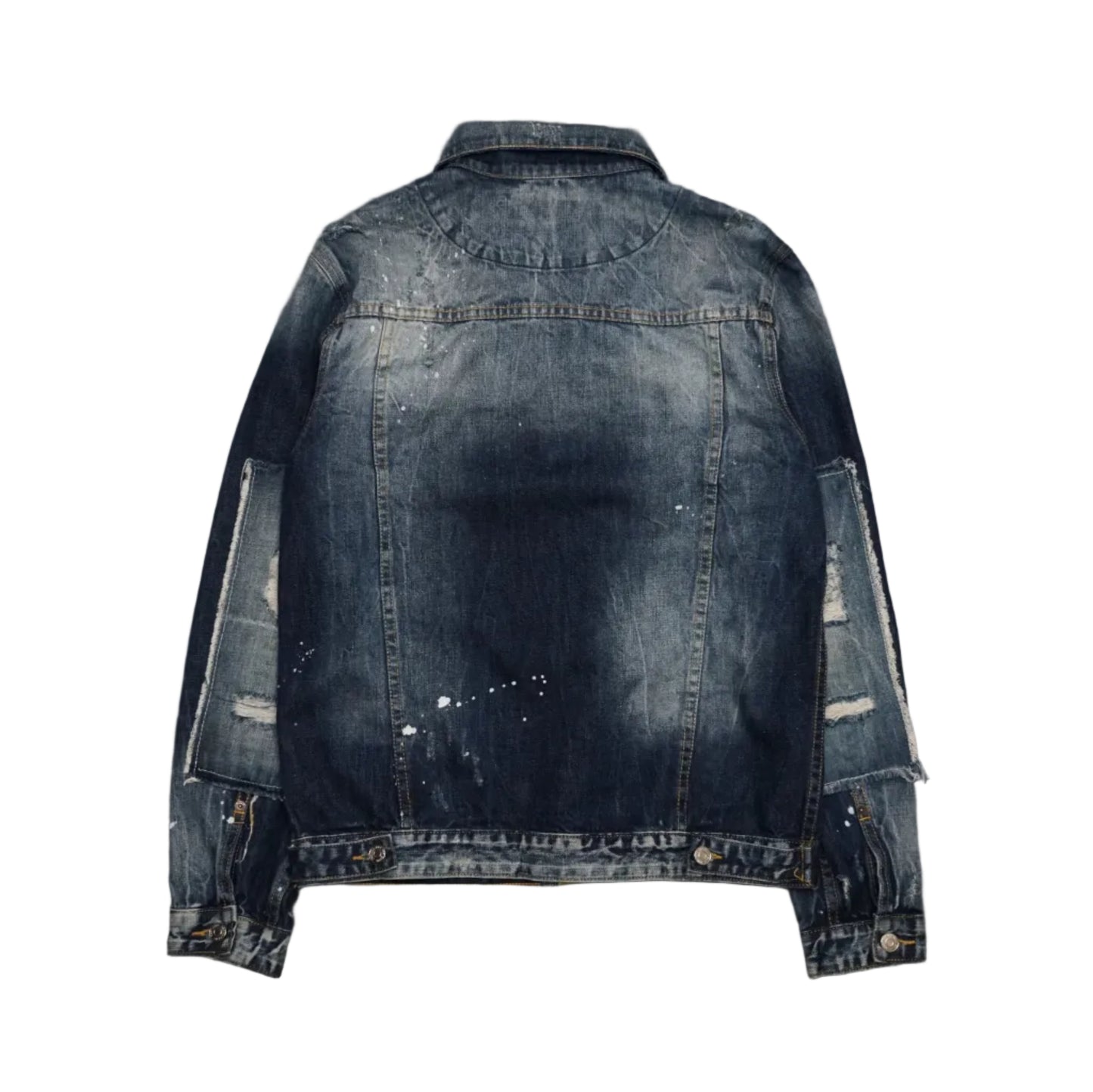Dsquared2 Denim Jeans Blue Distressed Jacket