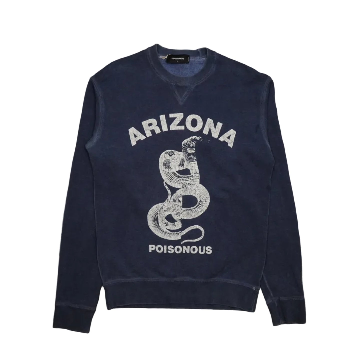 Dsquared2 Arizona Poisonous Navy Blue Crewneck