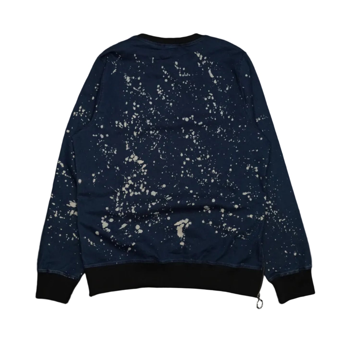 Dsquared2 Bleach Denim Blue Crewneck