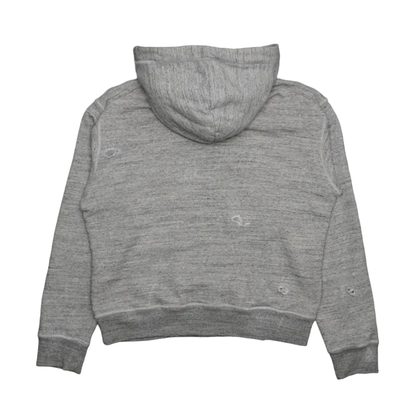 Dsquared2 Distressed Grey Hoodie