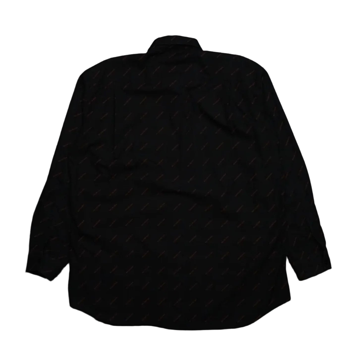 Balenciaga All Over Print Logo Black/Red Shirt