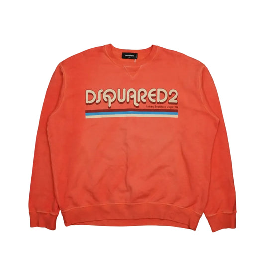 Dsquared2 Caten Brothers Salmon Pink Crewneck