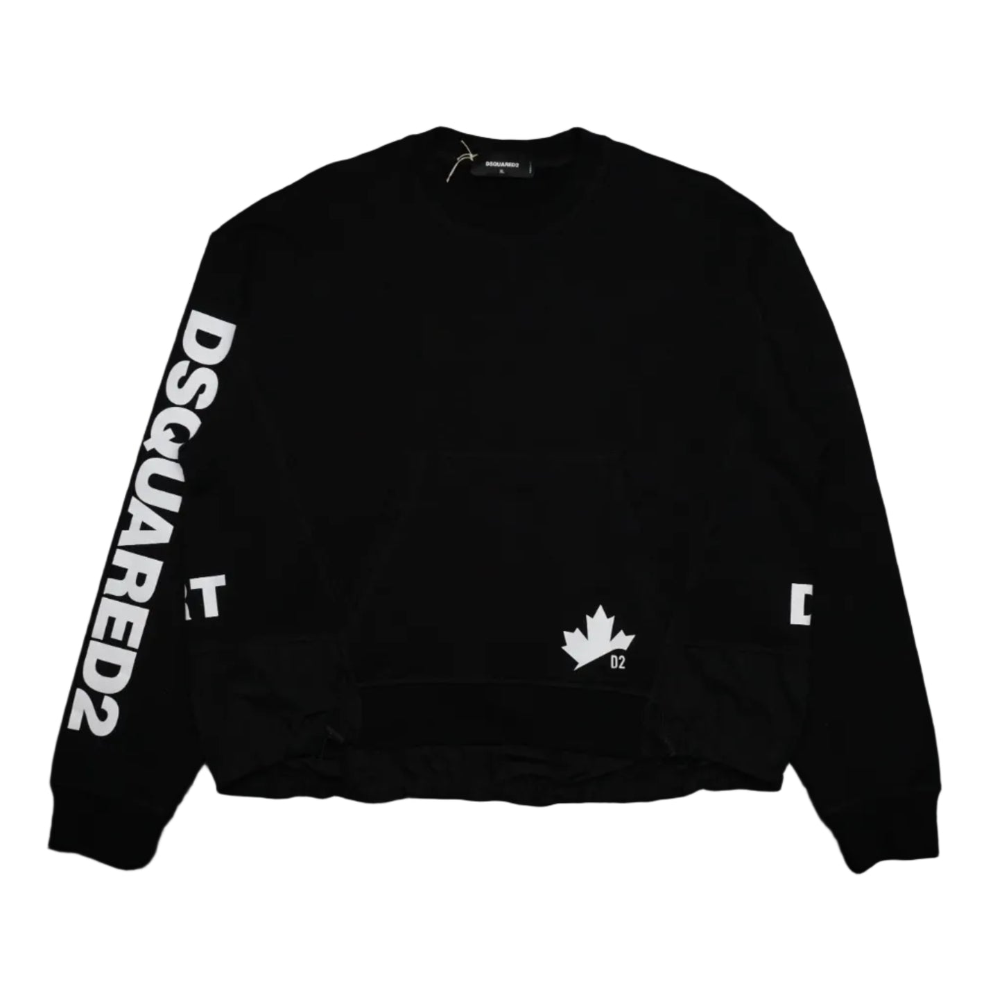 Dsquared2 Adjustable Black/White Crewneck