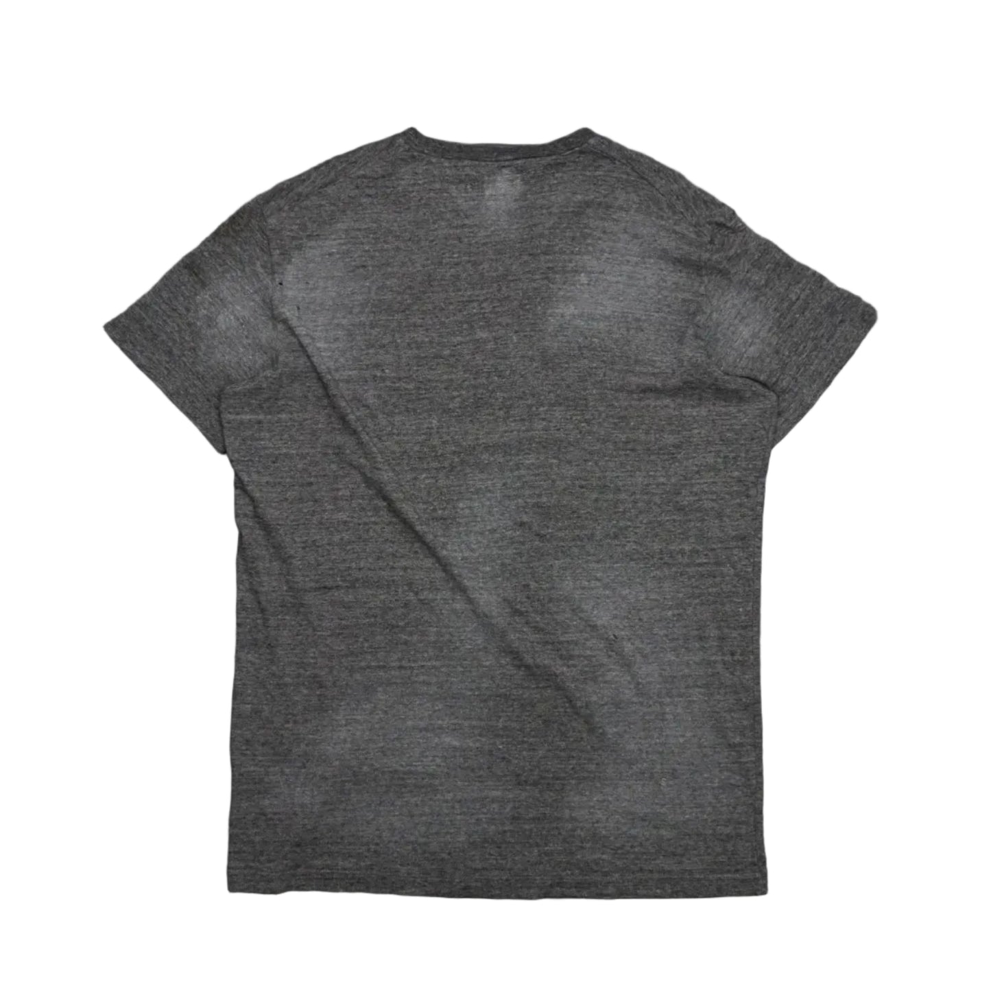 Dsquared2 Blue Logo Distressed Grey T-Shirt