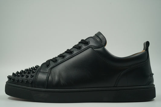 Christian Louboutin Black Leather Sneakers