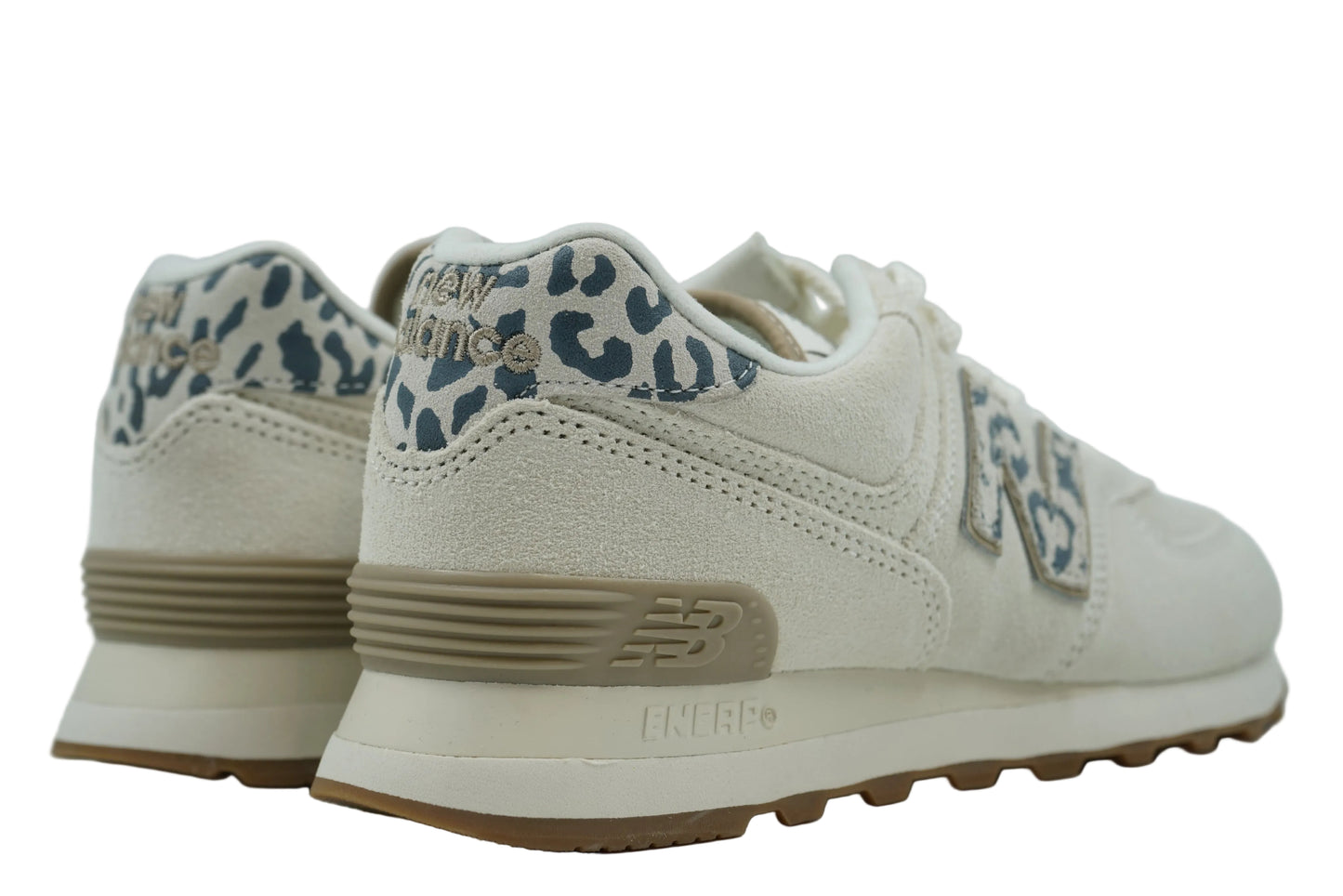 New Balance 574 Sea Salt Leopard