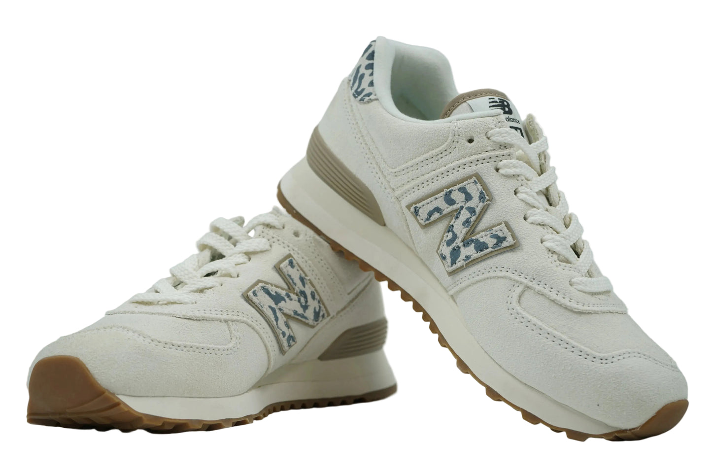 New Balance 574 Sea Salt Leopard