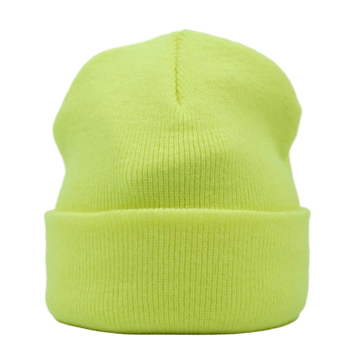 Stussy Basic Cuff Safety Yellow Beanie