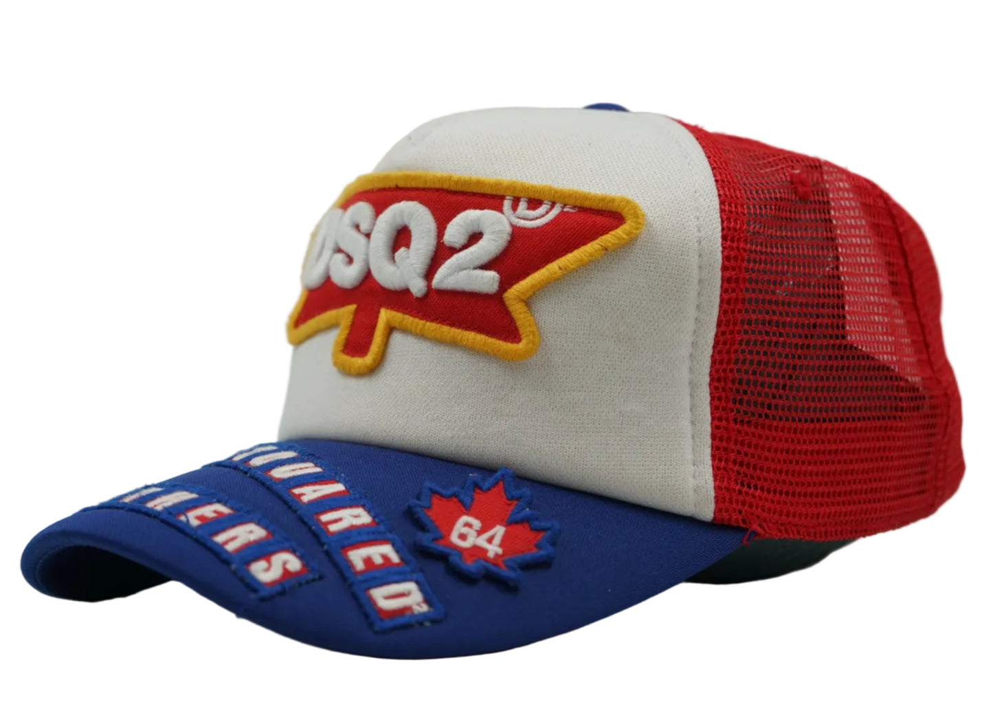 Dsquared2 Mult Coloured Red/Blue Trucker Cap