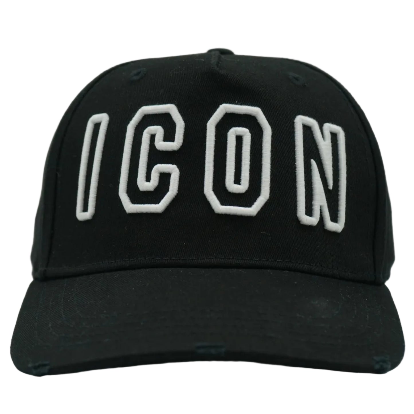 Dsquared2 White Text Icon Black Cap