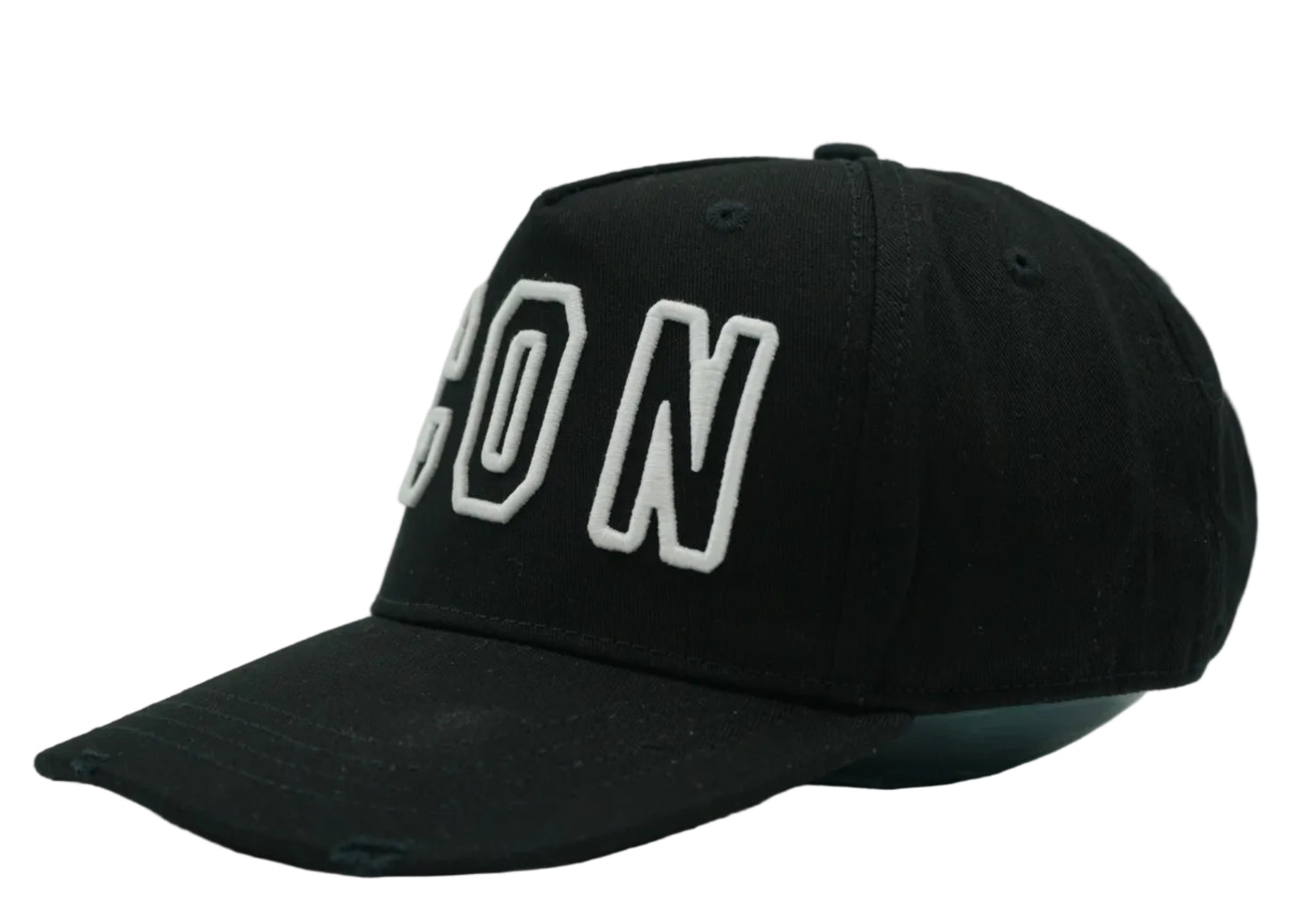 Dsquared2 White Text Icon Black Cap