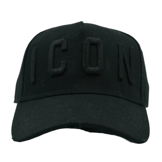 Dsquared2 Black Icon Text Black Cap
